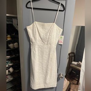 Lilly Pulitzer White Sienna Dress Eyelet